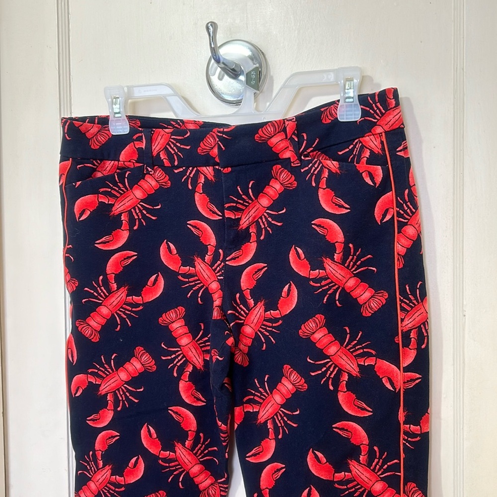 Old Navy Navy Blue Lobster Print Pants
